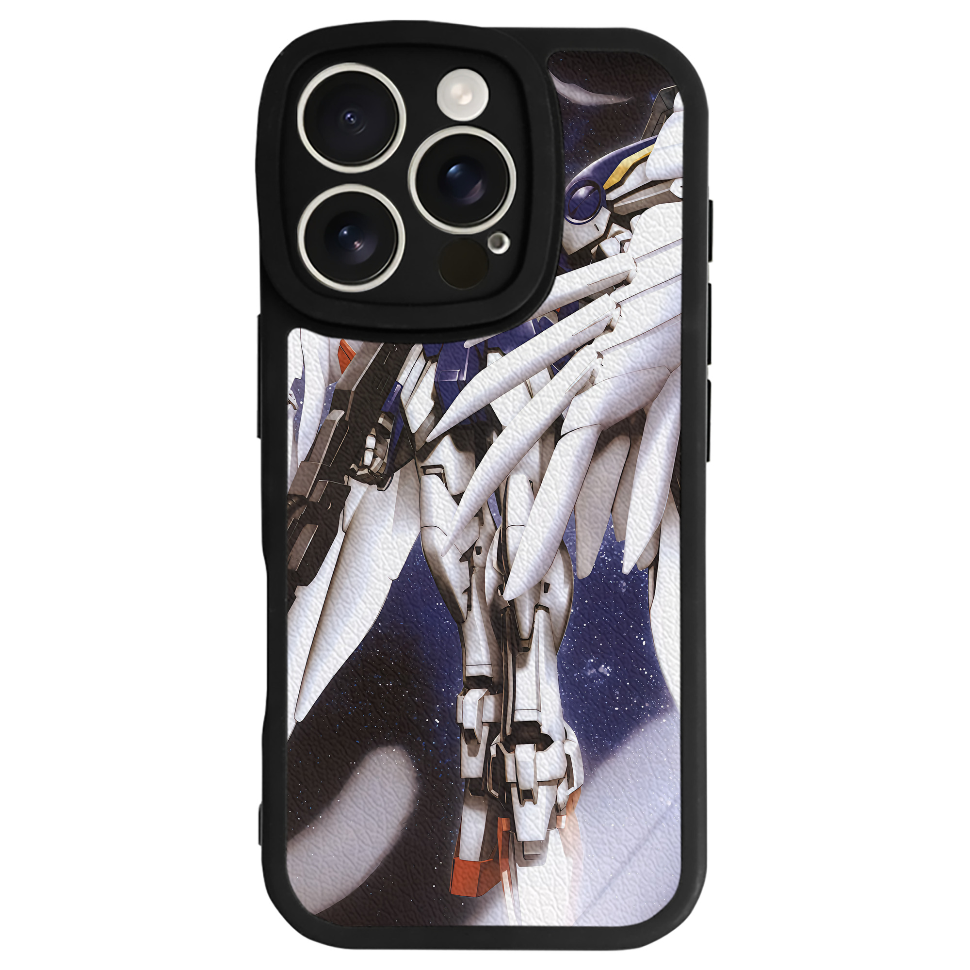 （画像用） 機動戦士ガンダム Mobile Suit Gundam 【iPhone 16シリーズ対応】シリコンスマホケース（レザー調） 材質：シリコン